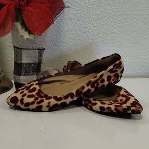 Ollio Leopard Print Women's Flats